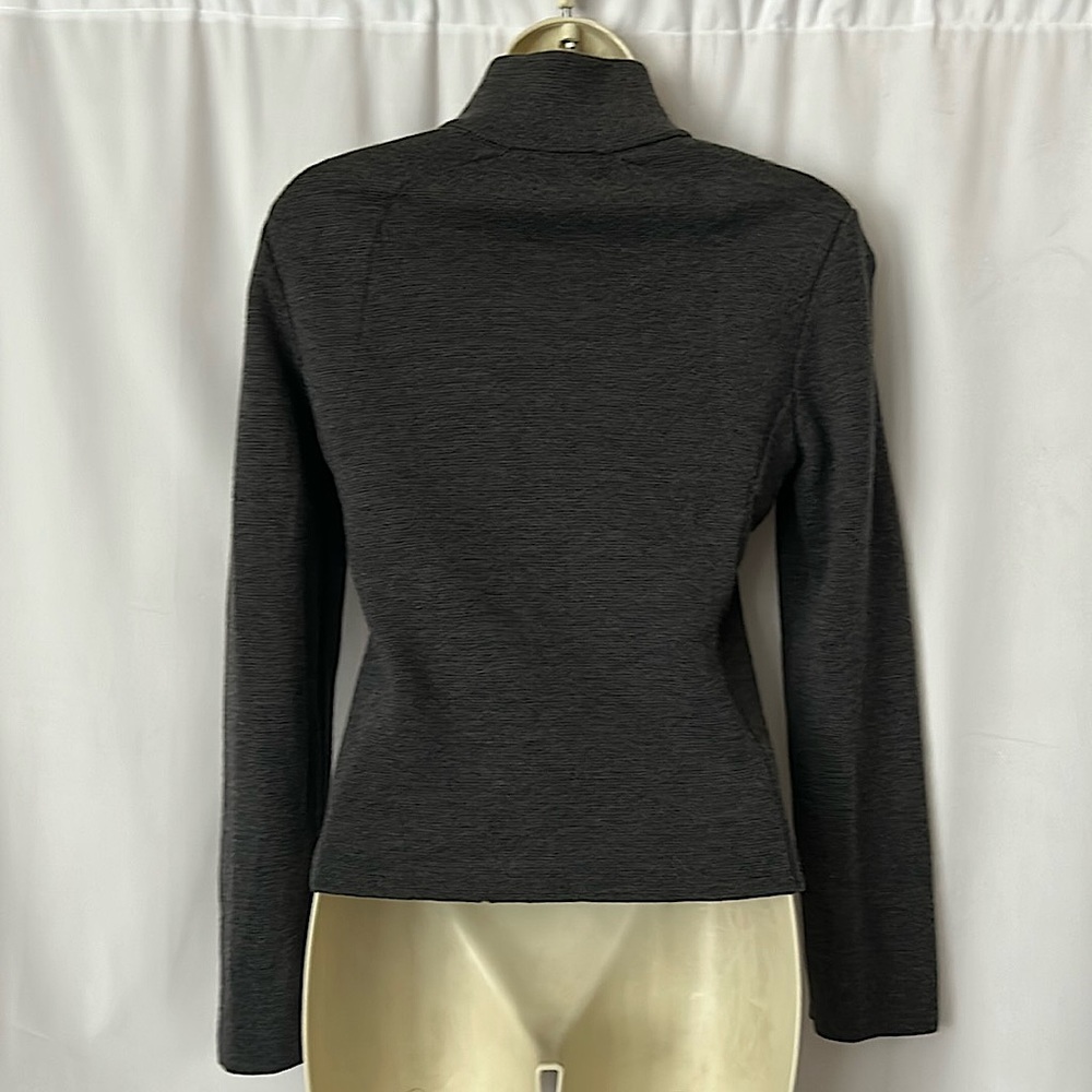 Prada Authenticated Charcoal Gray Wool Zip Up Jacket Coat **Sz 38/US Sz 2**🌺🌺 - Picture 2 of 7